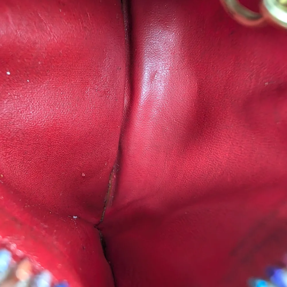 Dooney & Bourke Multicolor Graffiti Doodle Card Holder Coin Wallet Key Chain - Picture 15 of 15